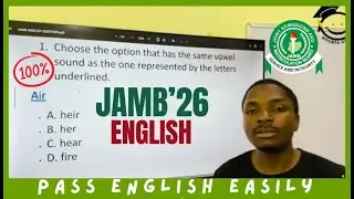 Top 35 JAMB 2026 English Questions and Answers 📕 | 99% Predictions