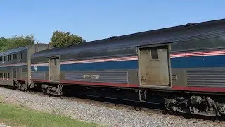 Horn Show from Amtrak with Heritage Baggage Car 1237