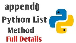 Python List append() method | python list method Tamil