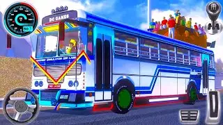 Indian Luxury Coach Bus Simulator 3D - Realistic Sri Lankan Bus Driving - Android GamePlay