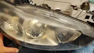 Mazda6 przer&oacute;bka lamp z wersji UK na EU