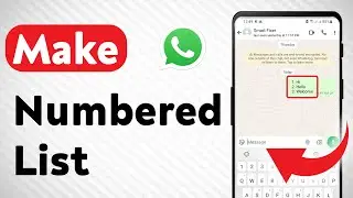 How To Make Numbered List On WhatsApp (Updated)