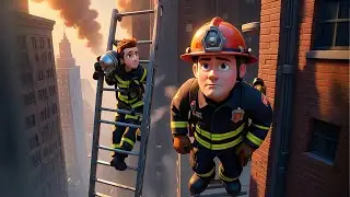 Firetruck Siren Goes Whoooo | Emergency Vehicle Song for Kids | Nursery Rhymes and Learning Songs