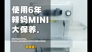 Major service for a 6-year-old Lamarzocco Mini