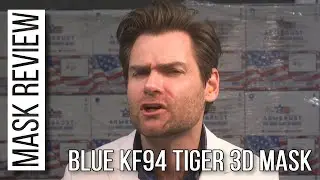 Dreaming About PFE Machines - Blue KF94 Tiger 3D Mask Review