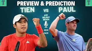 Learner Tien vs Tommy Paul | ATP Delray Beach semi-final | Preview & Prediction