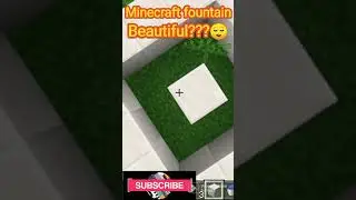 Minecraft quartz fountain #minecraft #fountain #minecraftshorts