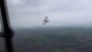 Pitts Special Fly-By & Roll from a Piper Cub