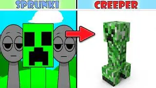 Sprunki vs Minecraft Original Characters Showdown! | Incredibox Sprunki | Spruncraft mod