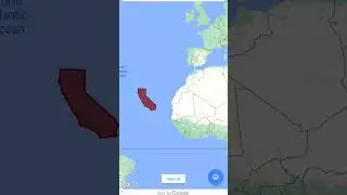 California vs Egypt size comparison #shorts #map #geography #mapping #usa #comparison #california