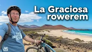 Najmniejsza zamieszkała Wyspa Kanaryjska czyli La Graciosa rowerem #lanzarote