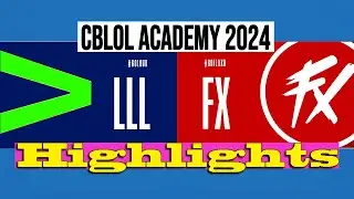 LOUD'a VS FLUXO'a | CBLOL ACADEMY 2024 | Highlights | LOS VS LBR