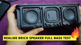 Realme Brick Bluetooth Speaker full bass test🔥🔥🔥 | #RealmeBrickSpeaker