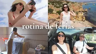 Rotina de Férias no Algarve + Arrumações na Casa de Férias 😍 | 5 dias no Algarve | Vlog