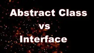 abstract class vs interface