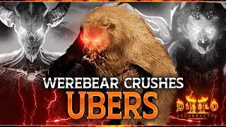ULTIMATE TANK + SLEEPER Uber Build - Werebear - Diablo 2 Resurrected - Patch 2.4