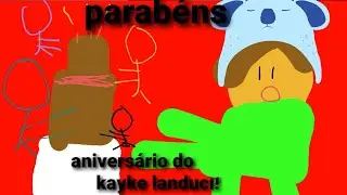 os stickmans fizerem uma festa surpresa para o kayke landuci!