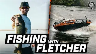 Catching Bass w/ MLF Pro Angler Fletcher Shryock | Full Throttle Presents: