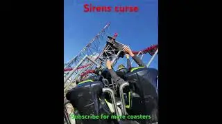 Sirens curse @ cedar point pov #halloweekends #tiltcoaster #raybanmeta