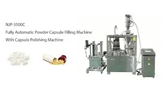NJP-3500C Fully Automatic Powder Capsule Filling Machine With Polishing Machine