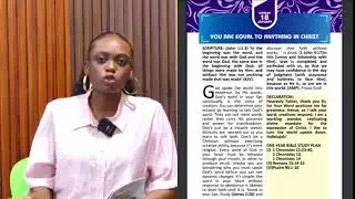 You Are Equal To Anything In Christ || FAITH DIGEST with Pst. Deborah