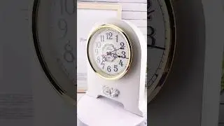 Настольные белые  деревянные часы - Весна НЧК-116-01 #clock #shop #samara #wooden