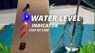 Water Level indicator project 12th #science Project step by step in hindi NakulSahuArt