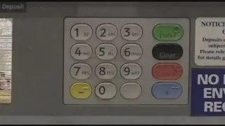 Be aware of surroundings when using an ATM