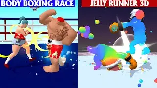 Body Boxing Race 3D vs Jelly Runner 3D All Level New Update - Review Game IOS Android