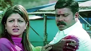 Best Drama Action Scenes | Kalabhayan Mani, Rambha | Tiger Shiva Hindi Movie Action Scenes