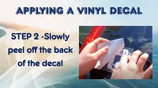 HOW TO APPLY VINYL DECAL INSTRUCTIONS