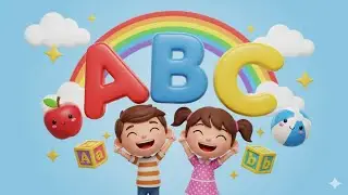 Learn ABC Alphabet for Kids 🎵 | A B C Song | 3D Cartoon ABC Learning | Kids Educational Video
