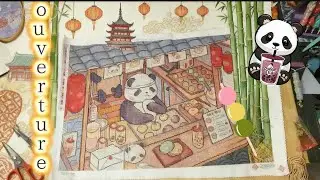 Achat black Friday 2025/ unboxing Panda cafe / diamond art club / trop mignon 🥰