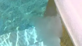 Swimming Pool Metal Stain Remover - Fiberglass Stairs