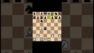 MATE IN 9 SCOTCH GAME🔥🔥. AMAZING DESTRUCTION OF BLACK IN SCOTCH GAME. #chess