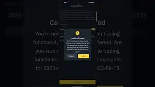 Take a Break from Future Trading | Cooling-off Period Feature | Binance