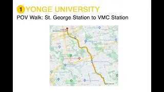 TTC POV Walk: St. George Station to Vaughan Metropolitan Centre Station (4K 60FPS)