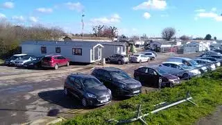 Tour at Riverside Burnham on Crouch and Caravan site for holiday homes..United Kingdom