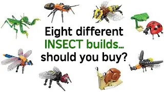 Episode 087: Fake LEGO Insects (8 builds)