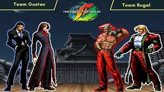 [KOF Mugen] Team Gustav vs Team Rugal (Insane AI) Fight #thekingoffighters