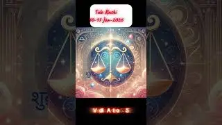 Tula (Libra) | Weekly Horoscope 10-17 Jan 2026 | Vedic Astro 555 #astrology