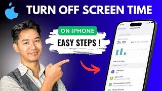 How To Turn Off Screen Time on iPhone !