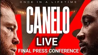 CANELO ALVEREZ VS TERENCE CRAWORD FINAL PRESS CONFERENCE ****LIVE****