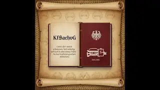 Kraftfahrsachverständigengesetz (KfSachvG) als Videopodcast