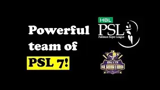 powerful team of psl 2022 | psl 2022 all team squad | psl 2022 | psl 7