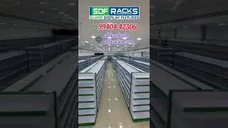 Supermarket Rack Madurai #supermarket #retail #grocerystore #departmentstoreracks #steelracks #racks