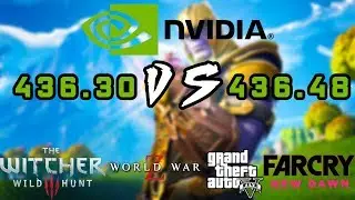 Nvidia Drivers 436.30 vs 436.48 - Gtx 1060 6gb - i5 4570 - Test in 4 games