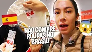 ROUPAS POR 2 EUROS EM SHOPPINGS NA ESPANHA! - E v&atilde;o baixar AINDA MAIS
