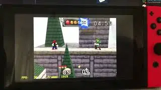 Super smash bros on Glide64 with SX OS 2.0