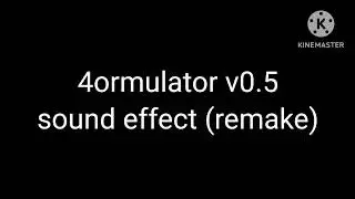 4ormulator v0.5 sound effect remake